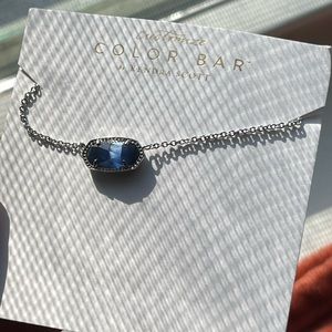 Kendra Scott Dark Blue stone necklace